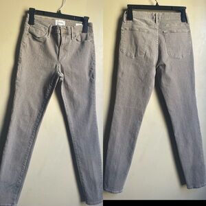FRAME Le High Skinny plaid gingham jeans size 27